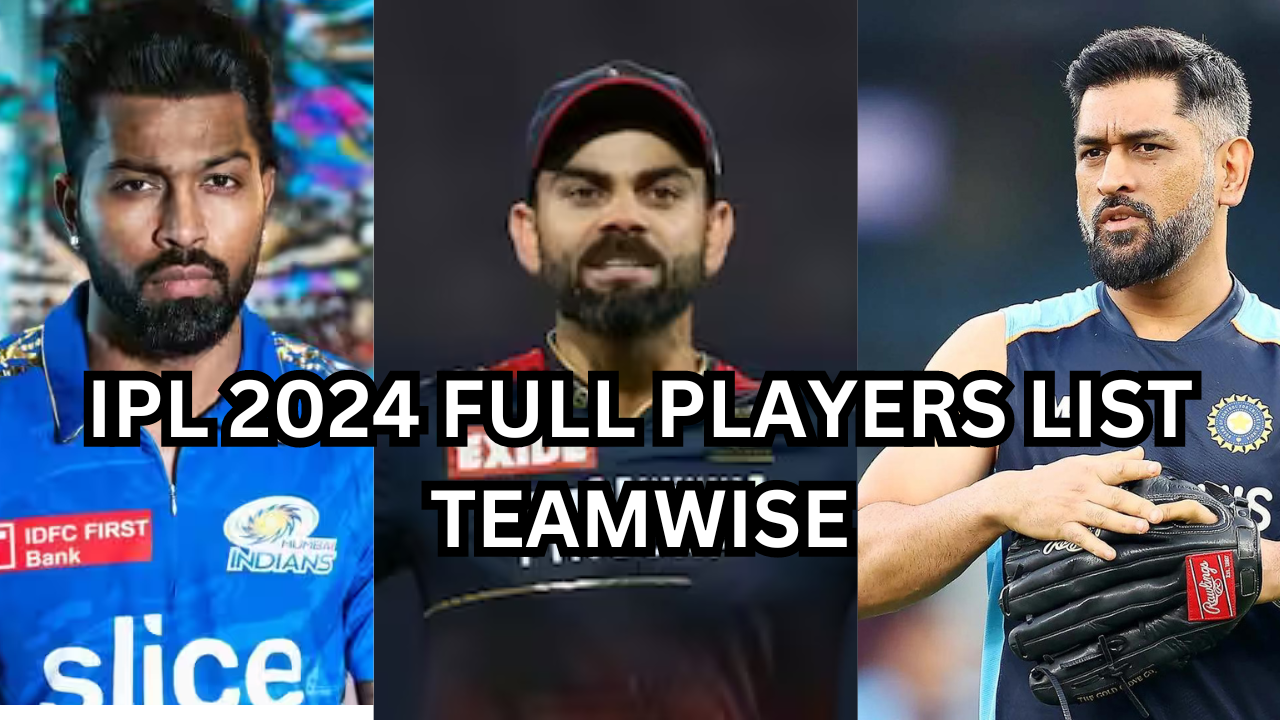 IPL 2024 Full Teams, Captains, Coaches List Teamwise